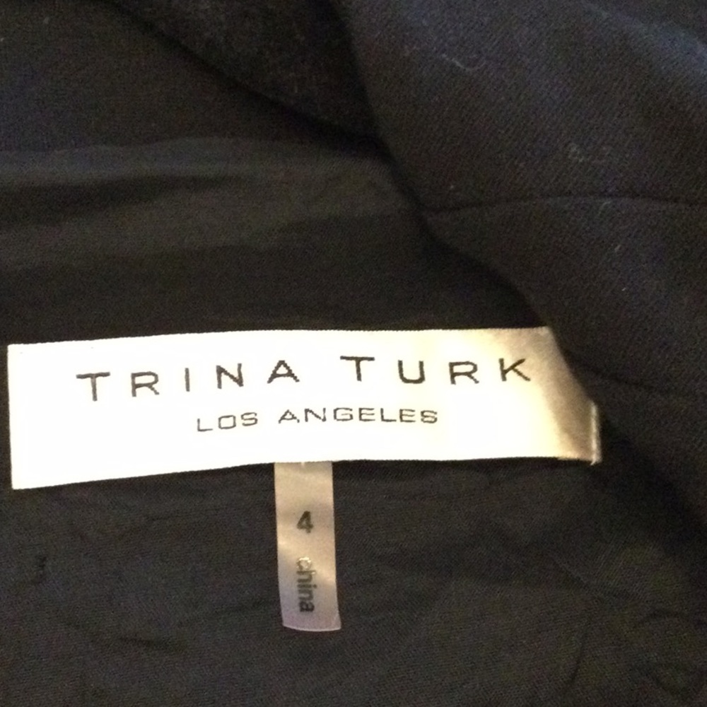 Trina Turk black dress size 4 - Picture 5 of 6